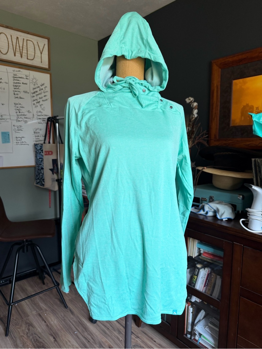 Simms Lightweight Mint Green Hoodie